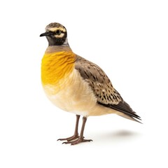 Obraz premium American golden-plover bird isolated on white. Generative AI