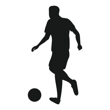 recommend clip art: man icon kicking ball