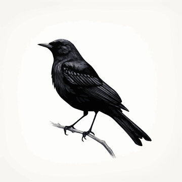 recommend clip art: Starling Silhouette
