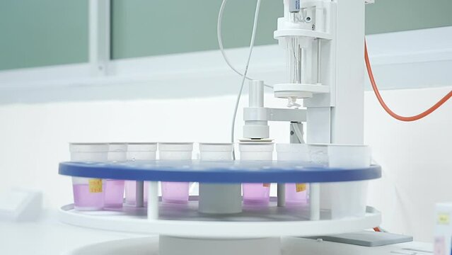 TITRATOR Machine working Laboratory