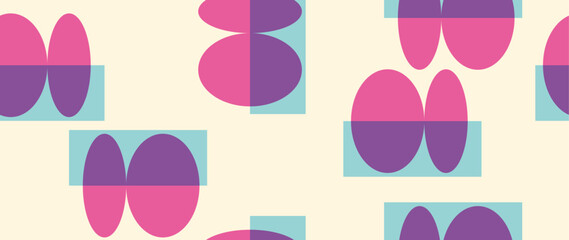 Vector seamless background. Minimalistic abstract pattern. Modern print on a light background. Ideal for textile design, screensavers, covers, cards, invitations and posters.