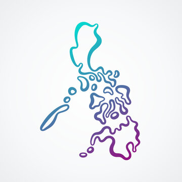 Philippines - Outline Map