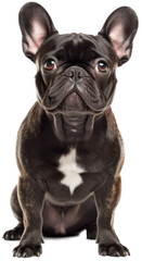 French bulldog with transparent background. Generative AI 5-2