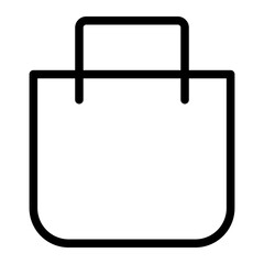 bags line icon