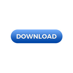 Download button for web or app cyberspace information storage button internet file browsing 3d icon