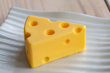 The delicious butter cake is very appetizing.