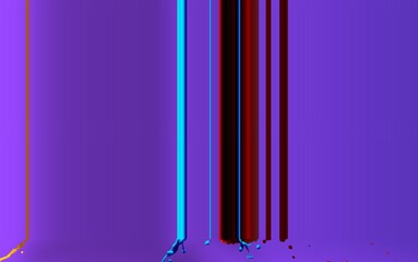 Obraz premium Abstract luxury glowing lines curved overlapping on dark blue background. Template premium award design. Vector illustration