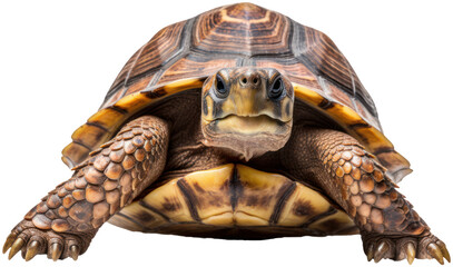 Tortoise with transparent background. Generative AI 4