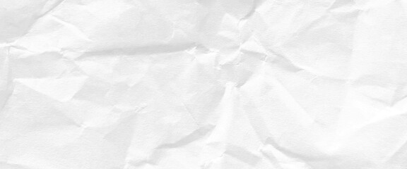 White crumpled paper texture background, clean white paper, wrinkled, abstract background, Vector white paper texture. 