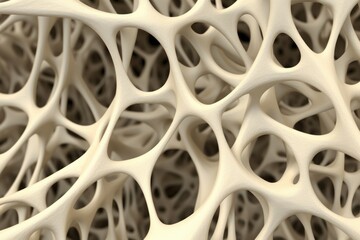 abstract shapes, bone structure, Generative AI