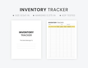 Inventory tracker template