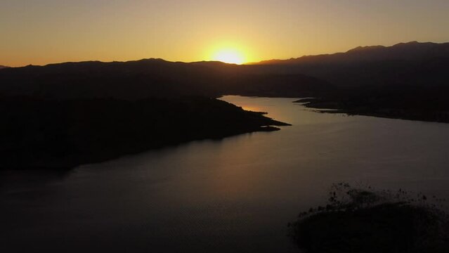 Sunset at Lake Casitas, Oak View, Ventura County