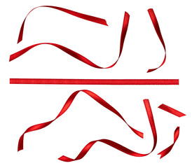 red ribbon bow decoration christmas valentine gift birthday gift design silk xmas party celebration...