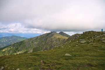 Fototapeta premium Slovakian Tatra mountains near Chopok peak