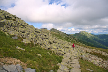 Slovakian Tatra mountains near Chopok peak
