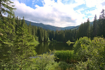Slovakian Tatra mountains near Chopok peak