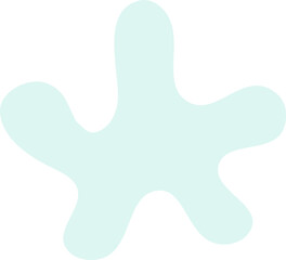 Abstract Playful Smooth Shape Vector Design Element