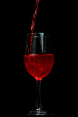 glass of red wine