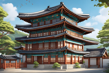 korea tradinal building