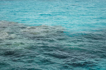 Naklejka na ściany i meble Turquoise Ocean Water and Reef