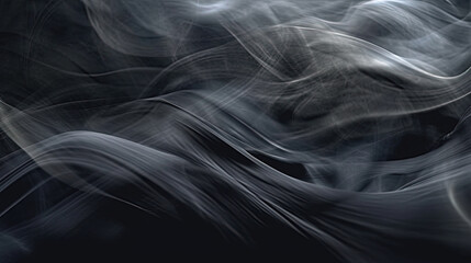 White-Grey Dense Liquid Paint Smoky and Foggy Abstract Background AI Generative