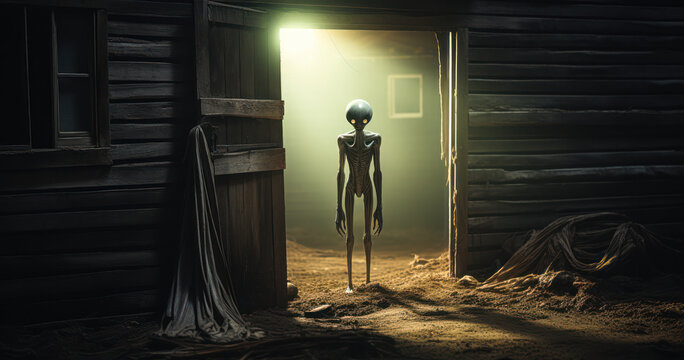 Otherworldly Presence: Alien in the Farm Barn