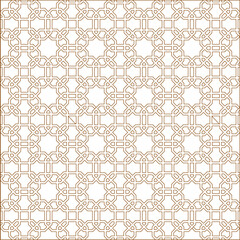 Vector sketch illustration of the design of the Ramadan Muslim motif baground pattern