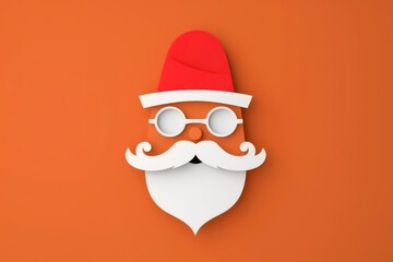 Santa Claus's One, Flat Style, Cartoon, Generated by AI