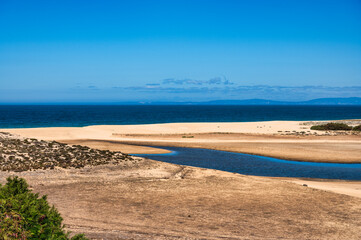 Fototapeta na wymiar Melides beach in Alentejo coast in Portugal