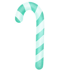 Candy cane element illustration