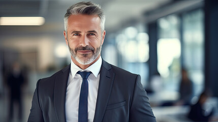 Naklejka premium Professional office man posing for the camera