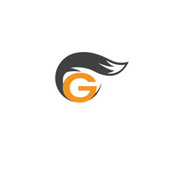   FOX creative modern logo and  capital letter G logo  simple design with vector graphic.