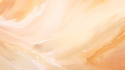 Fototapeta premium Abstract beige art. Beige fluid art texture. AI generative.