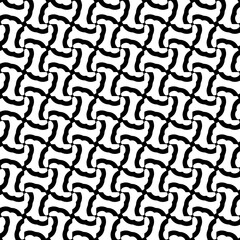 Seamless pattern. Figures ornament.Black and white  pattern for fashion, textile design,  on wall paper, wrapping paper, fabrics and home decor.
