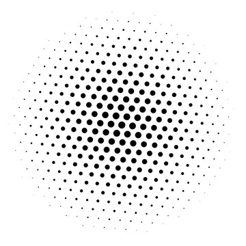 Circle dotted background.Pop art comic style vector illustration