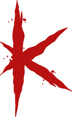 Horror Alphabet Letter K