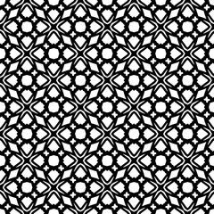 Black and white  pattern . Figures ornament.Seamless pattern for fashion, textile design,  on wall paper, wrapping paper, fabrics and home decor.