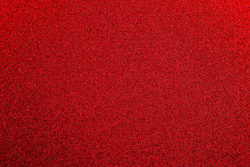 Beautiful red glitter macro abstract background. Red brown shiny glitter abstract background with...