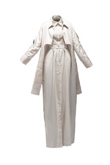 Female Mannequin Costume Reference on a Transparent Background