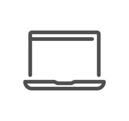 Social networks related icon outline and linear vector.