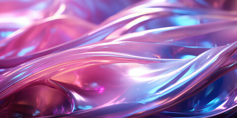 Fiber glass texture, holographic background wallpaper. 3d render illustration style backdrop.