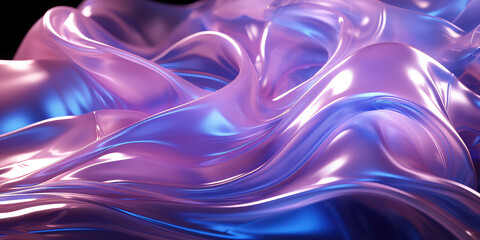 Fiber glass texture, holographic background wallpaper. 3d render illustration style.