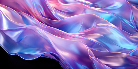 Obraz premium Fiber glass texture, holographic background wallpaper. 3d render illustration style.