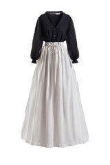 Female Mannequin Costume Reference on a Transparent Background