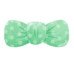 Bow tie watercolor element illustration Png