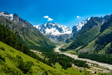 Fototapeta premium swiss mountains in the summer