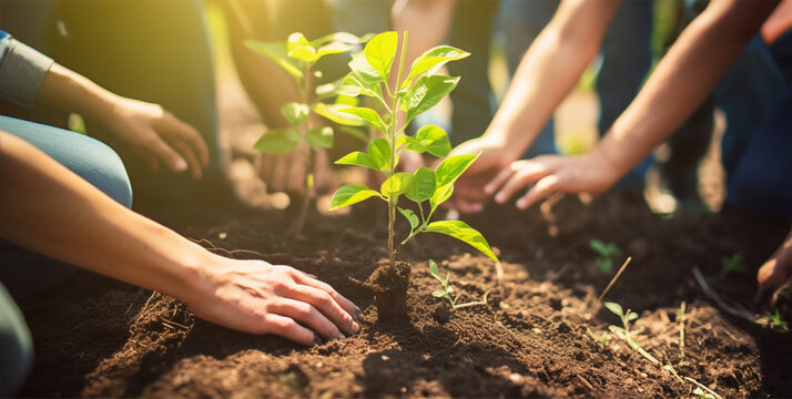 communities working together to create green spaces and urban gardens