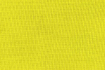 Yellow color linen texture, yellow canvas texture as background
