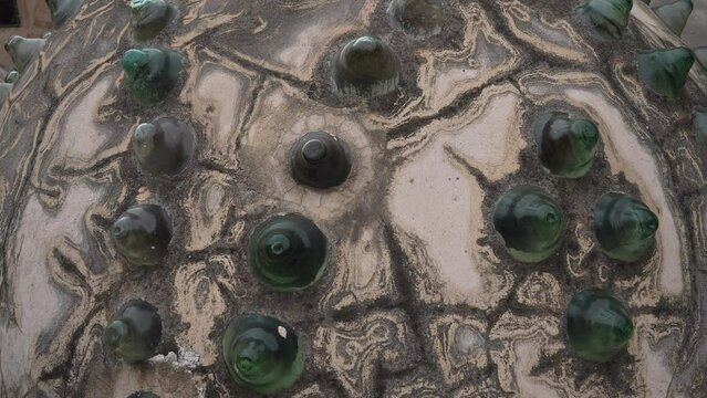 Ezzeddine hamam domed roof with glasses North Governorate Tripoli Lebanon