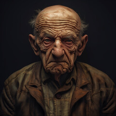 portrait of old person